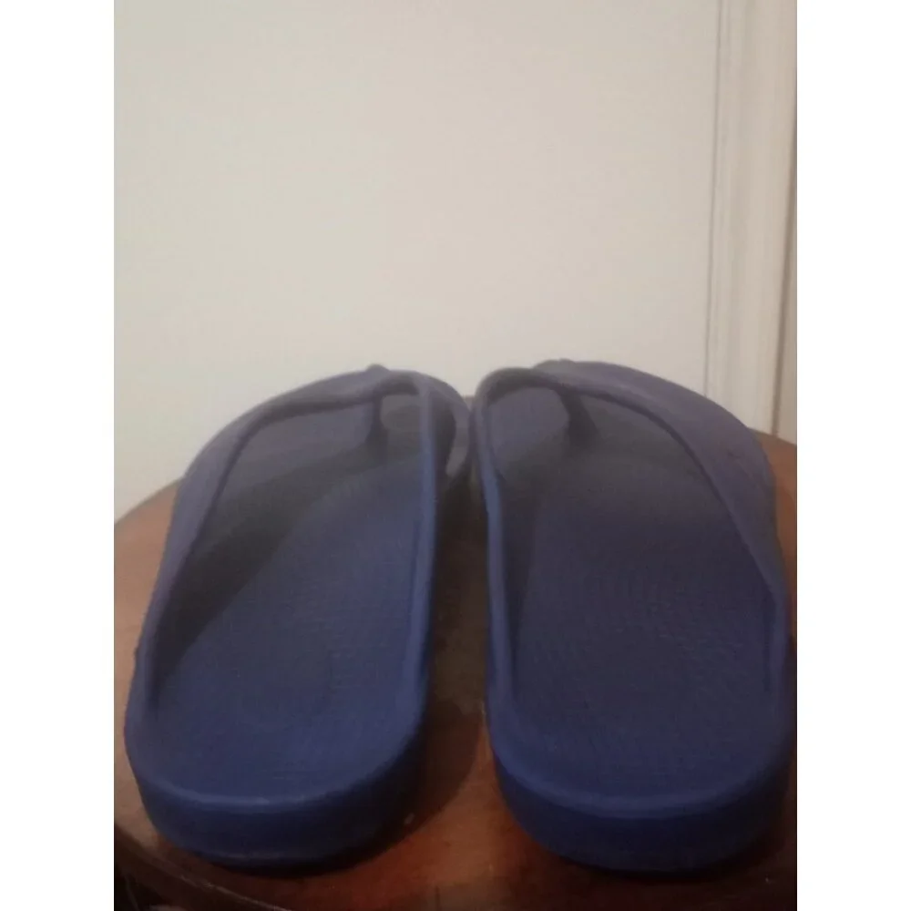 OOFOS OOriginal Unisex Blue US Men's 13 Women's 15 EU 46 Sandals - Picture 10 of 12